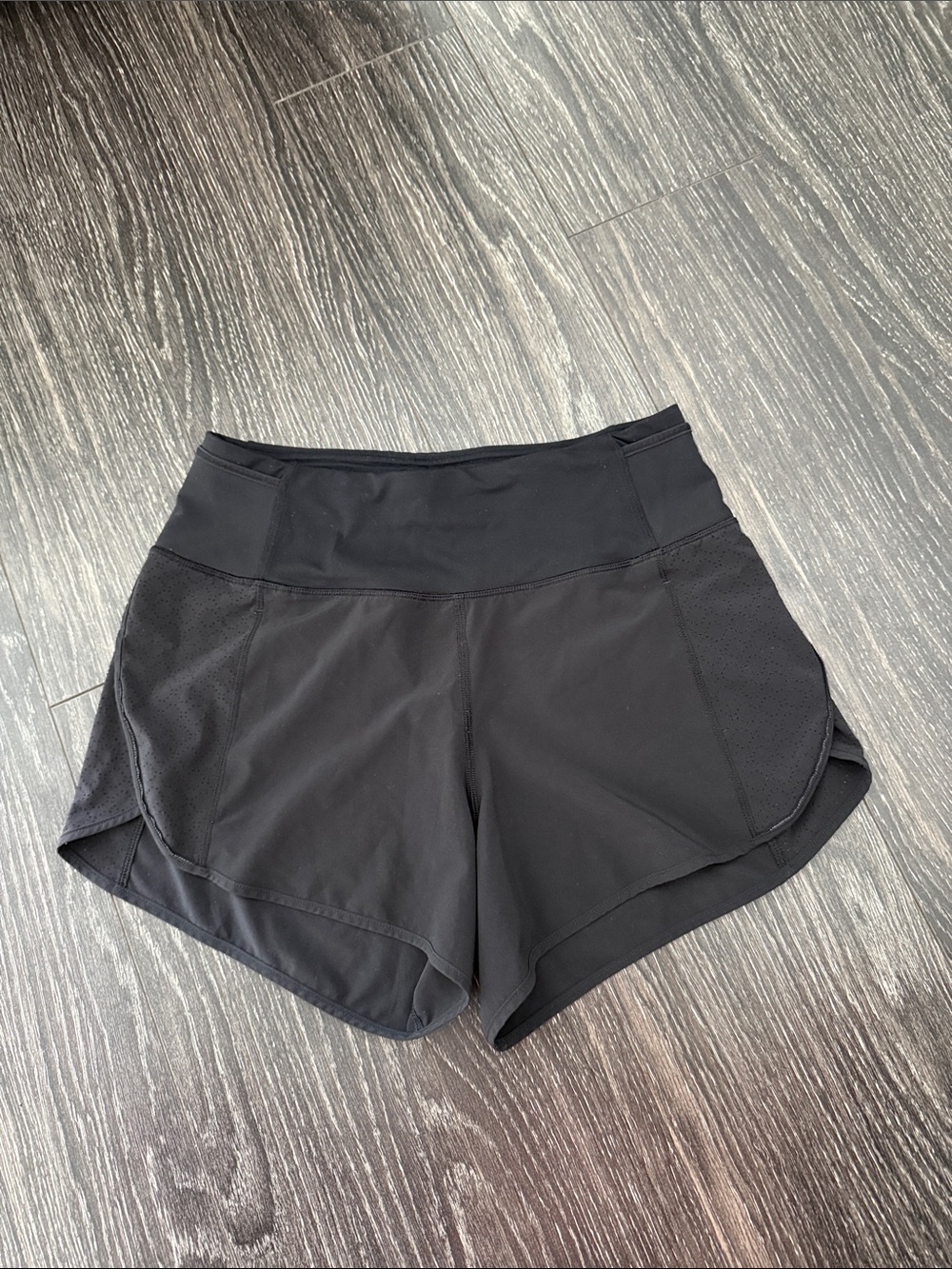 Lululemon Black Athletic Running Shorts